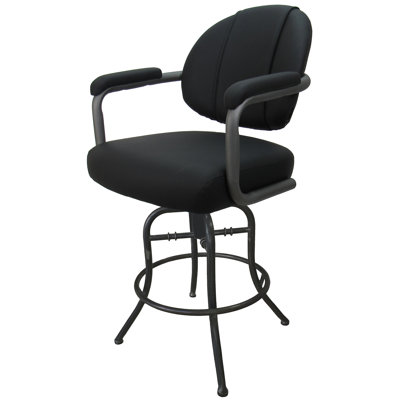 Tabouret de bar pivotant et inclinable en métal 26 po ou 30 po Dahmen - M-70