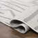 Sauvanne Modern Scandinavian Graphic Lines High-Low White/Light Gray Rug