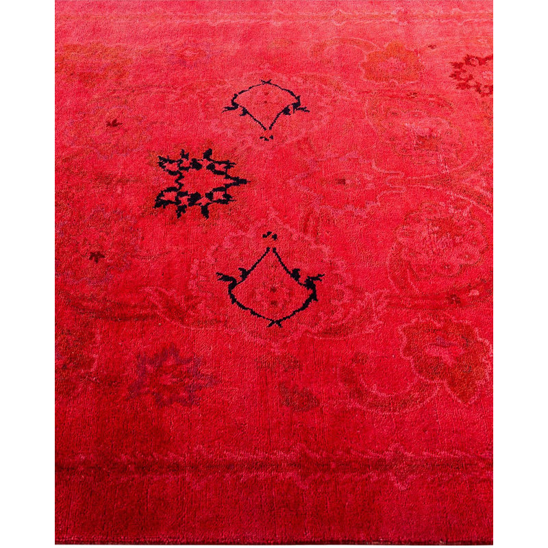 Overyed One-of-a-Kind Rectangle 4'1" x 6'2" Hand Knotted Area Rug