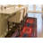 One-of-a-Kind 3'11 '' x 9'3" New Age Runner Wool Area Rug in Navy and Orange