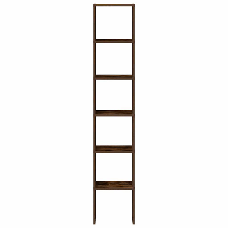 Aimi 80 cm H x 30 cm W Bookcase, Smoked oak