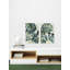 «Watercolor Leaf II» par Marmont Hill - ensemble de 2 peintures sur toile à cadre flottant-85905582
