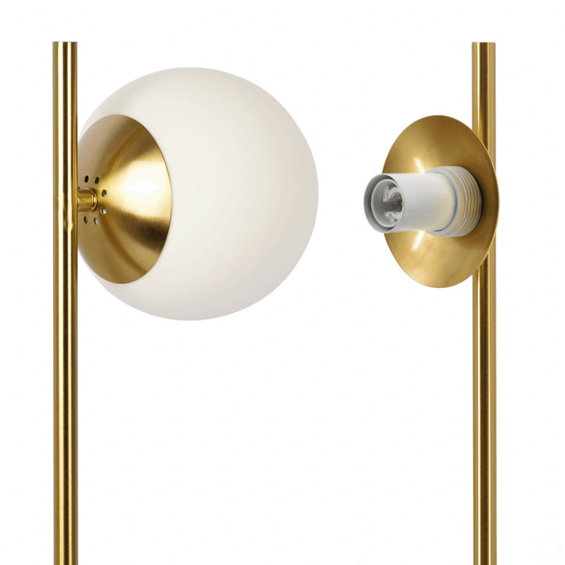 Petite lampe de table en laiton Ethereal