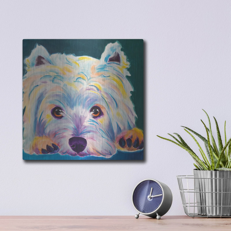 «Westie - Chispy 2» par Dawg Painter, H 12 po x l 12 po