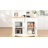 ON SALE Solid Wood Kitchen Island with Drop Leaf-1535891321