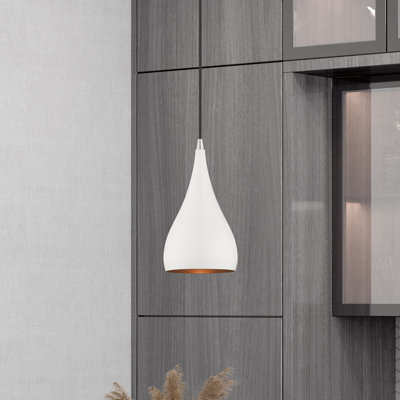 Luminaire suspendu en forme de goutte à 1 lumière Schultz