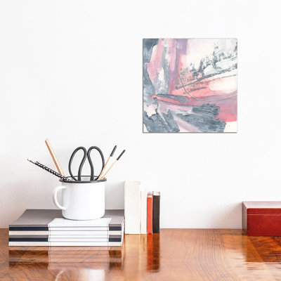 Whitewashed Blush I by Chris Paschke - Wrapped Canvas Painting