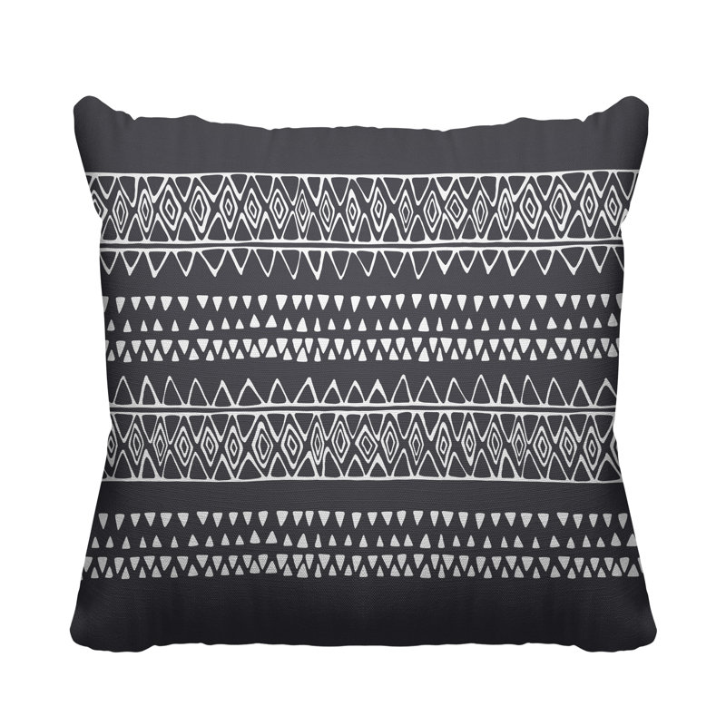 Housse et insert de coussin extérieur carré Ara, L 17 po x H 17 po, Gris