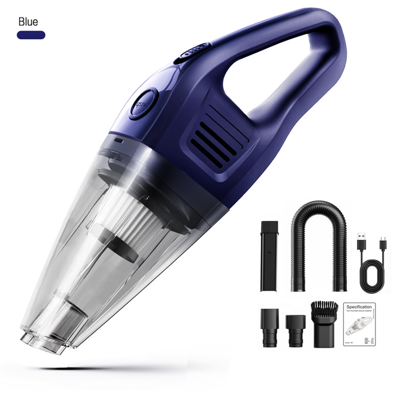 CASCADEVAC Cordless Handheld Vacuum,901,dual-use CAR &HOME ,Crevice Tool, Lithium Ion Vacuum, Blue