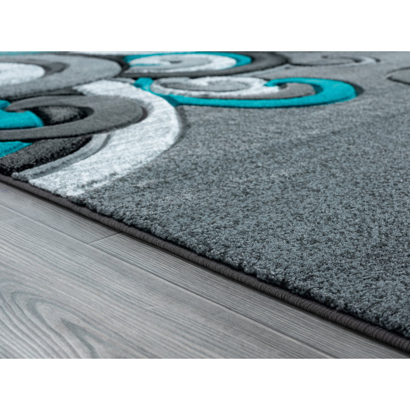 Zabala Paisley Indoor Rug, Runner 2'7" x 7'4"