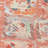 Machine Washable Indoor/Outdoor Christain ACN1328 Coral Rug-102631403