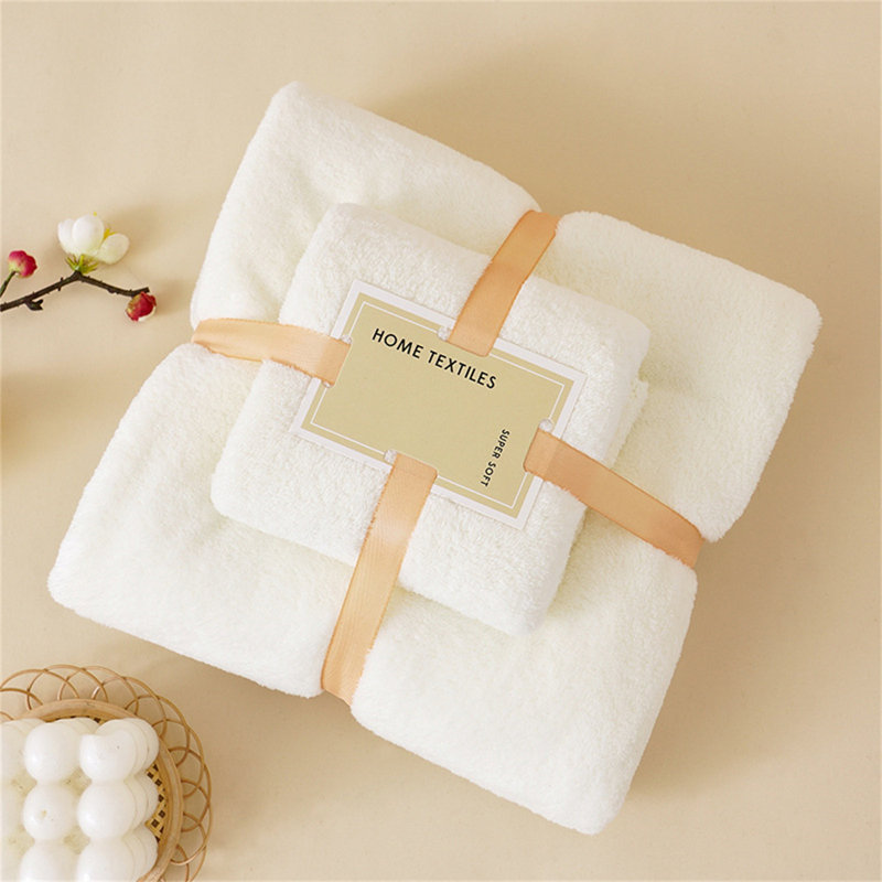 Soft Microfiber 240g Lace Bath And Face Towel Set, Absorbent Wearable Towel For Women, 28.7x51.2in Color A, A