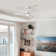 42 in. Ceiling Fan with LED Light, Remote Control, WhisperQuiet DC Motor, 6 Speeds, Reversible Blades