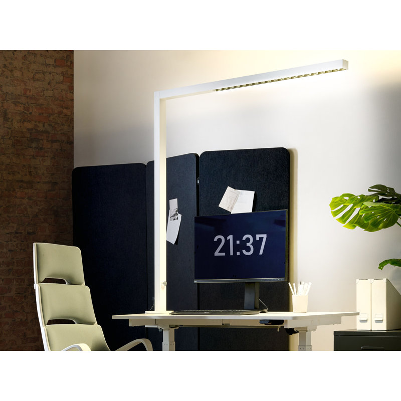 Bitzer Metal Desk Lamp, White