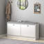 Banc de rangement pour chaussures, banc d'entrée avec rangement, armoire à chaussures