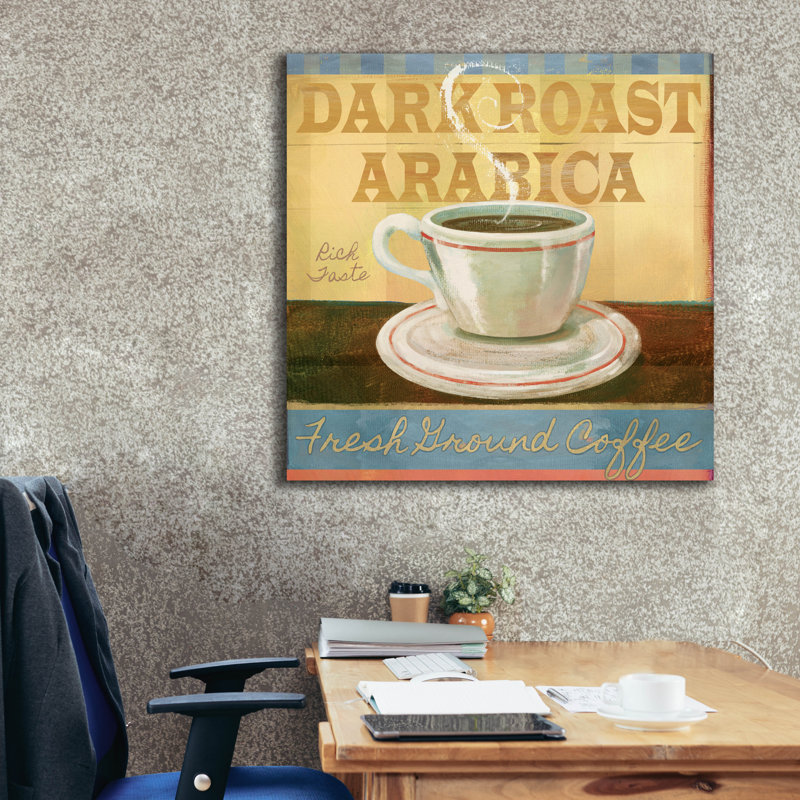 «Ground Coffee» par Fiona Stokes-Gilbert, art mural sur toile, H 37 po x l 37 po x P 1,5 po