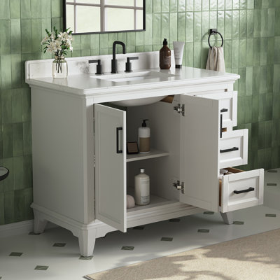 Ensemble de meuble-lavabo autoportant 42 po Allendale Palace