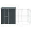 247cm Galvanised Steel Floor Bird Cage