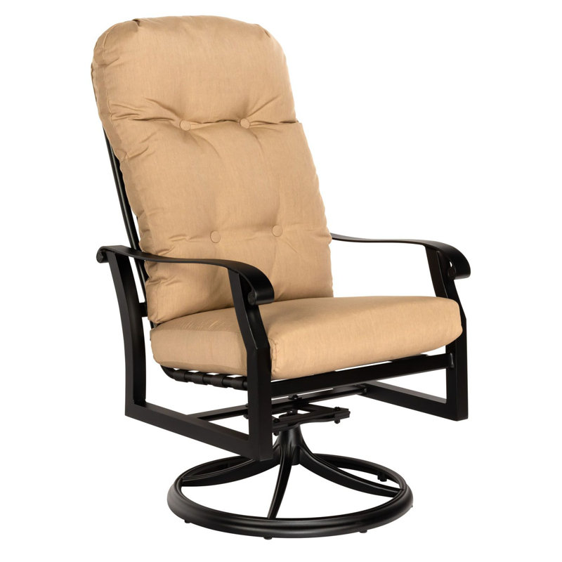 Chaise berçante pivotante à haut dossier, Graphite
