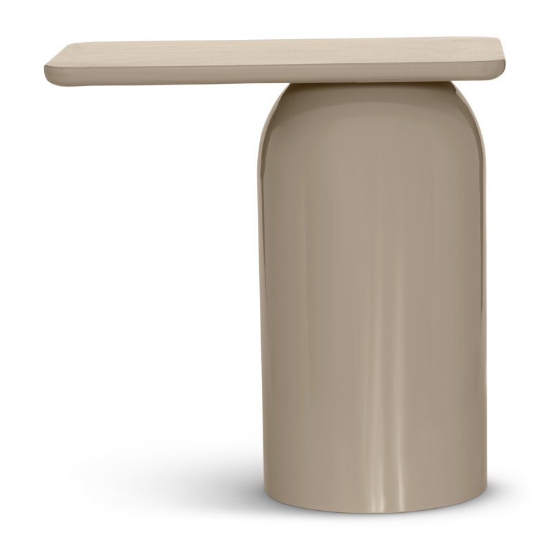 Alessia End Table, Obsidian Green
