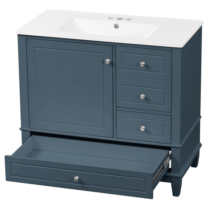 Meuble-lavabo 36 po avec lavabo en céramique
