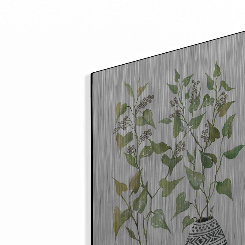 "Vase en tissu IV" par Cindy Jacobs, H 24 po x l 12 po