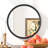 Round Bathroom Vanity Mirror with Tempered Glass, French Cleat and Aluminum Frame-2106355993-2106355997