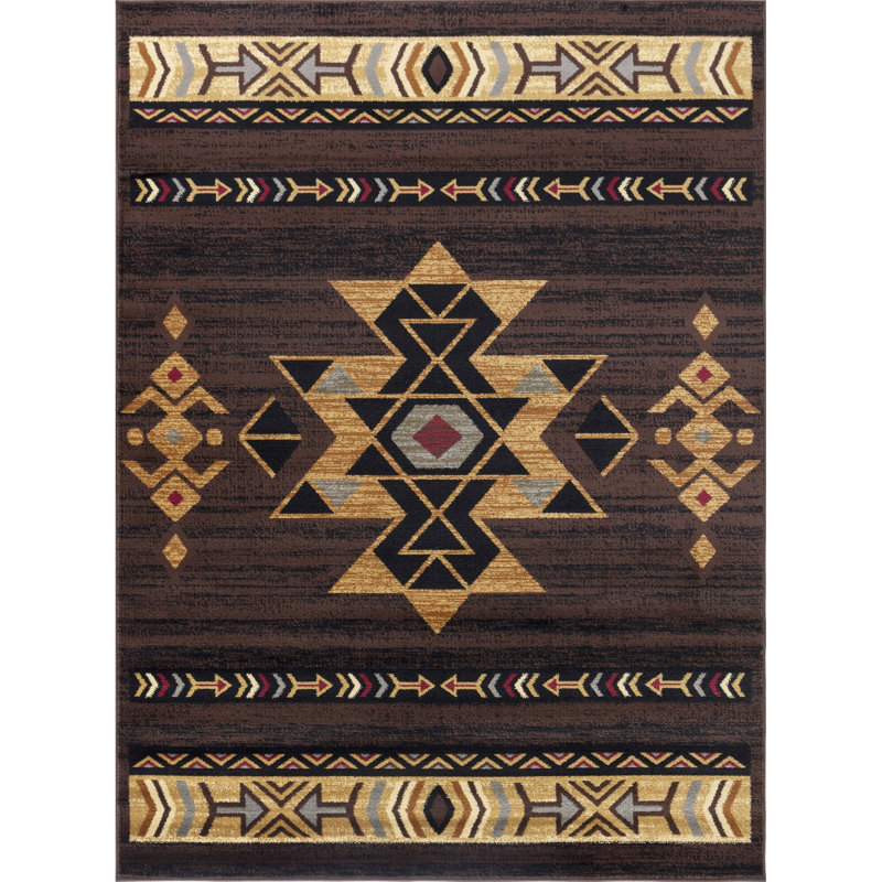 Tribes Gcyls4005 Area Rug, 2 Ft. 7 In. X 3 In., Brown. 100% Polypropylene, Jute Backed. For Frequent Traffic. Stain . & Pet . Soft And Fascinating. 0.4" Pile Height. Made In Turkey Brown, Gcyls4005.