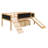 Twin Size Loft Bed Wood Bed With Two Storage Boxes-184220697
