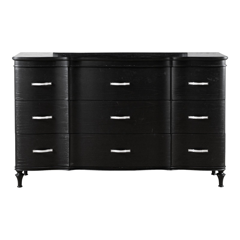 Seabliss 9 - Drawer Dresser, Black