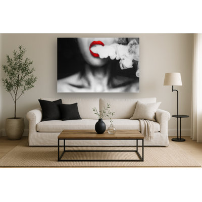 Rolling Smoke Frameless Tempered Glass Wall Art - 40" x 60"