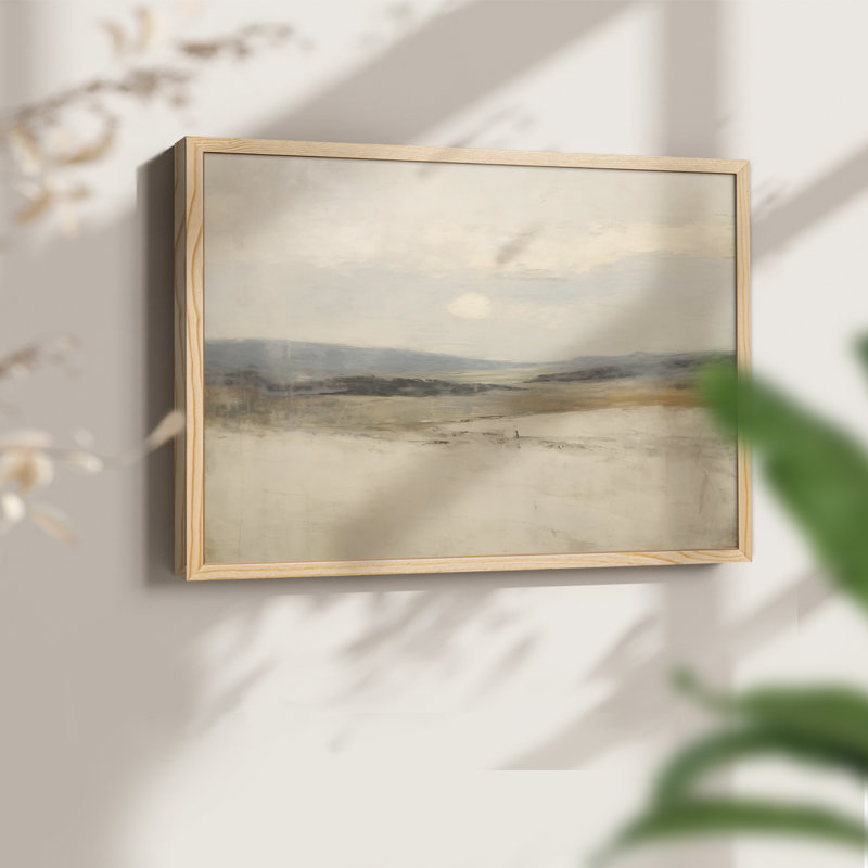 Paysages rétro-II - reproduction encadrée - réarmable, H 8 po x l 10 po, Naturel