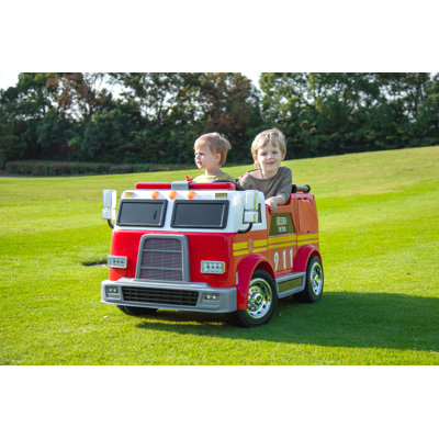24V Freddo Fire Truck 2-Seater Ride on