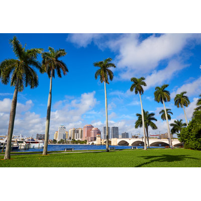Palm Beach Skyline - Photographie sur toile tendue