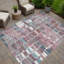 Tapis abstrait intérieur / extérieur lavable à la machine Molewski ACN2349-1059649409