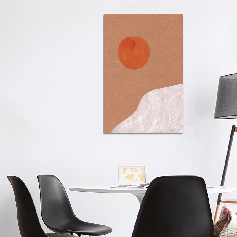 Abstract Sun by Whales Way - Print on Canvas, Wrapped Canvas, 101.6cm H x 66.04cm W x 1.91cm D