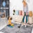 2X3 Ivory/Sand Abstract Area Rug, Stain-Resistant & Non-Shedding, for Living Room, Bedroom, Dining, Home Office
