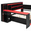 Grand lit de jour avec bureau intégré et lumières-1974309754-1973553761