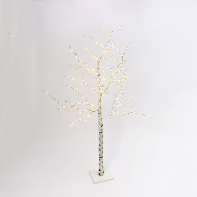 Led Illuminating Indoor Holiday Birch Tree