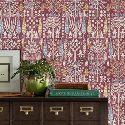 Papier peint persan Ikat Peel & Stick