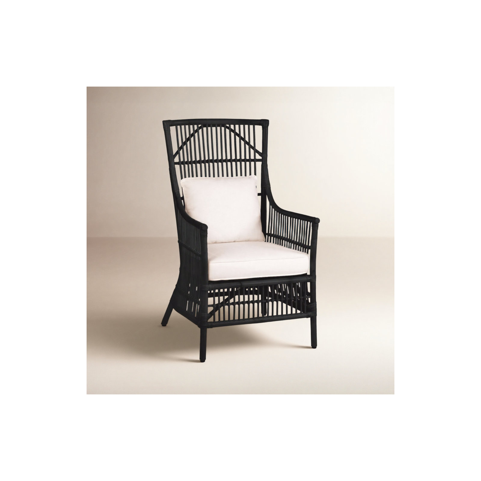 Barkley Upholstered Armchair, Black