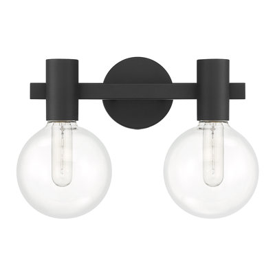 Sanu 2 Light Transparent Bath Sconce