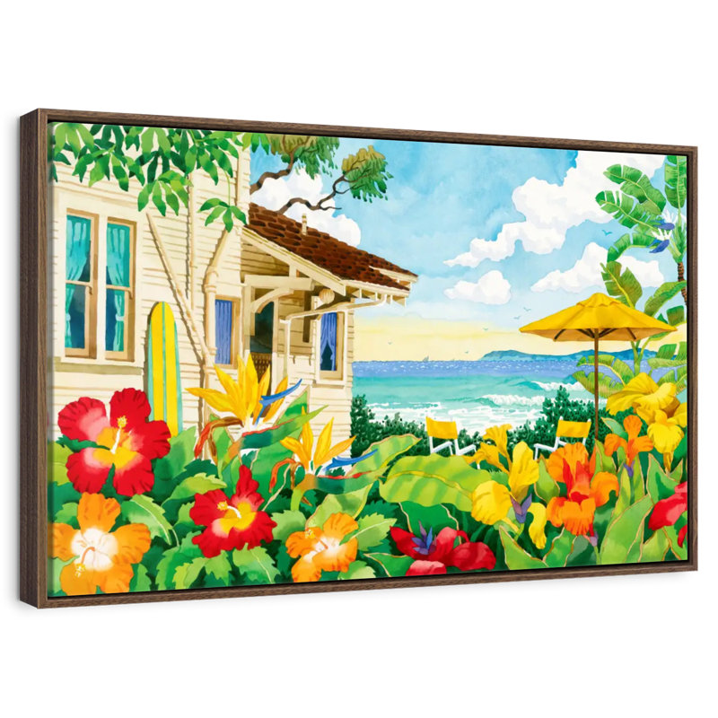 The Good Life, Cadre flottant noyer, 43 po x 29 po