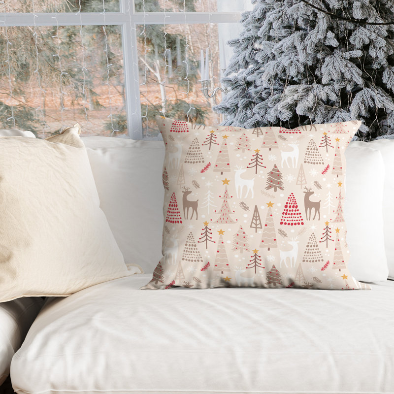 Outdoor Reversible Throw Pillow, 16" x 16"