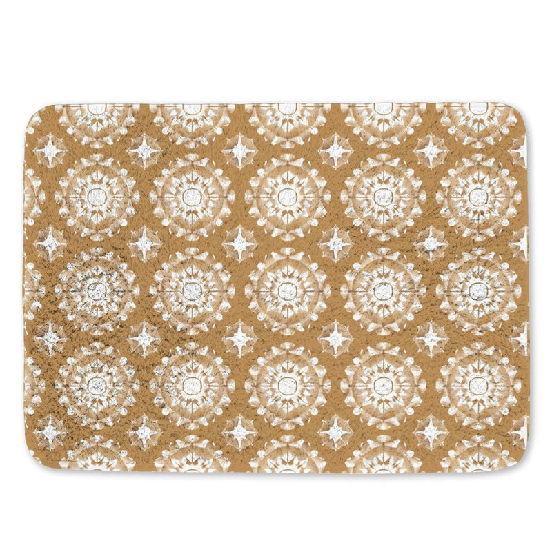 Tapis de bain en microfibre / microsuède Letka, L 21 po x L 34 po