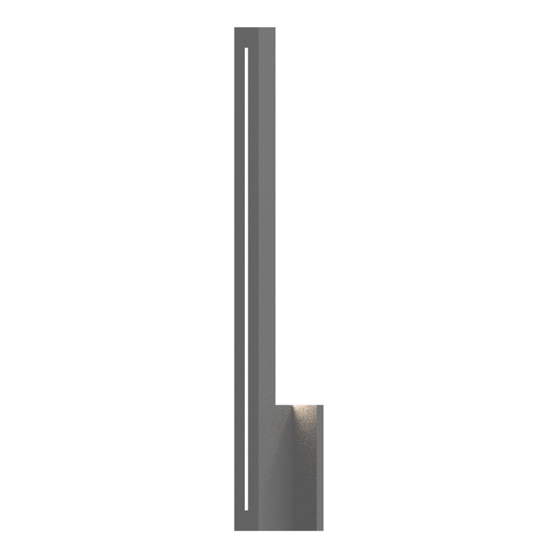 Inside-Out LED Wall Light, Textured Gray-1