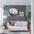Iron Frame Vertical Oval Mirror