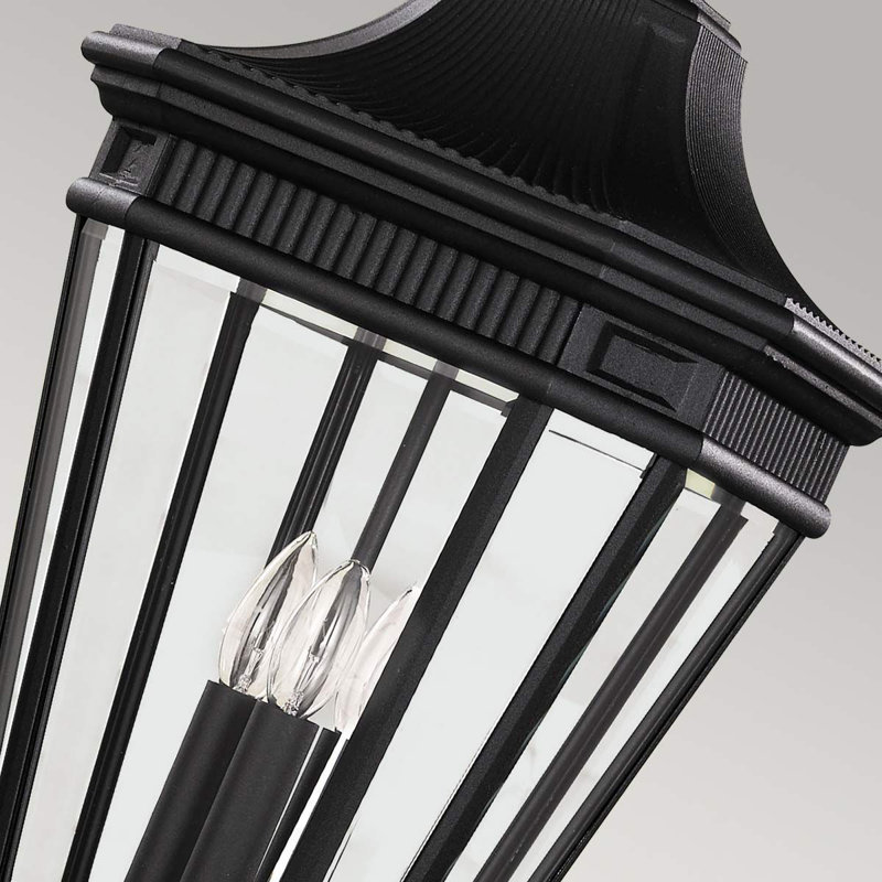 Tibbett 3 - Light Outdoor Hanging Lantern, Black
