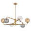 6 - Light Sputnik Modern Linear Chandelier