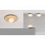 Knock Glass LED Flush Mount